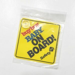 BuyBuy Baby On Board car window sign